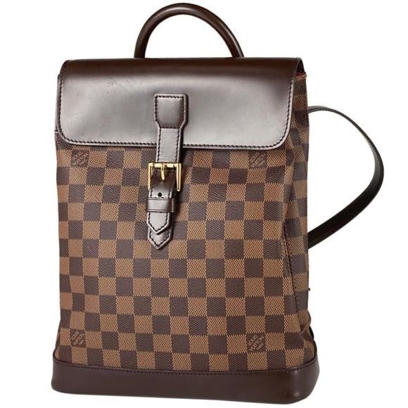 Louis Vuitton Soho Backpack Daypack Rucksack Damier Brown - Picture 1 of 6